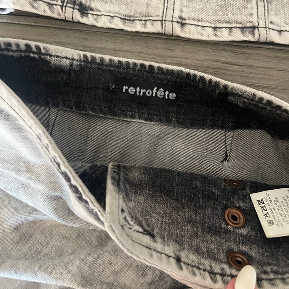 RETROFETE Acid Wash Grey Denim Set - Picture 4 of 13